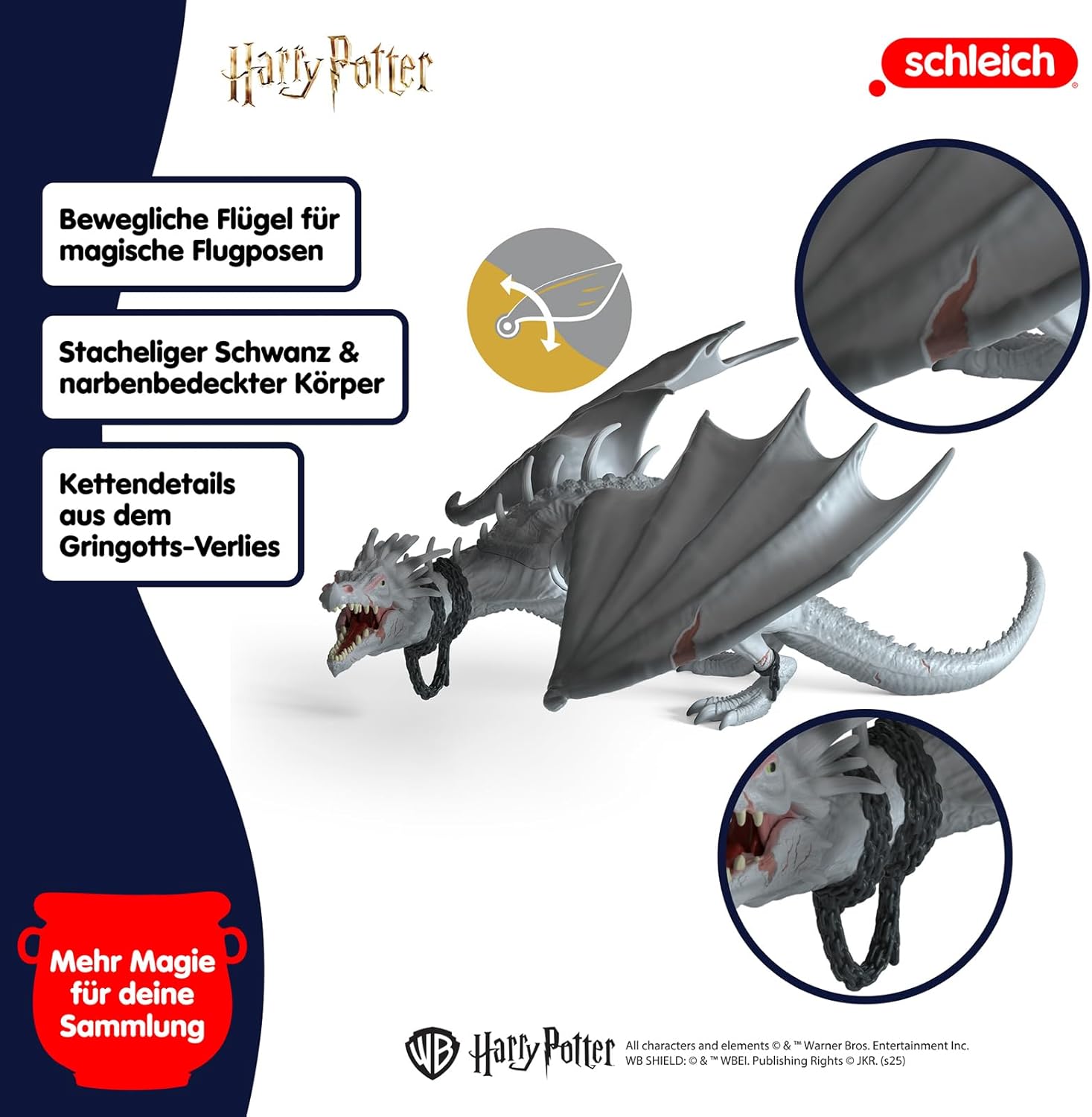 Thumbnail 3 de Schleich Ukrainischer Eisenbauch Drache 13995