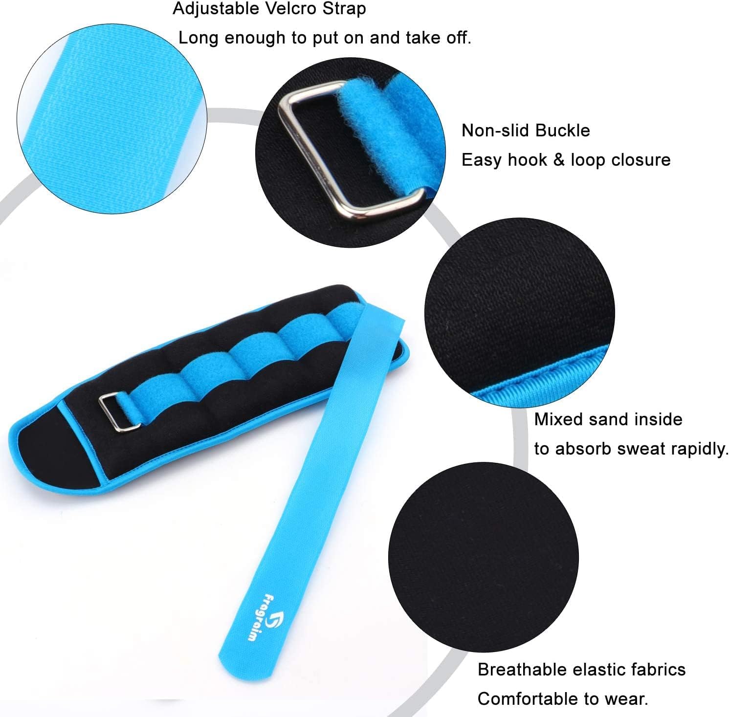 Thumbnail 2 de Ankle weights 1.5kg resistance pair