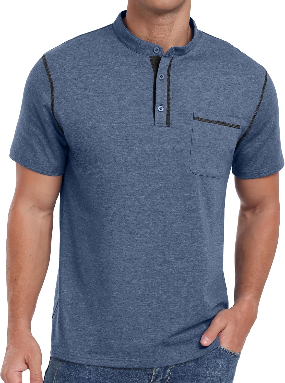 Thumbnail 4 de Sailwind Men’s Henley Short Sleeve Shirt