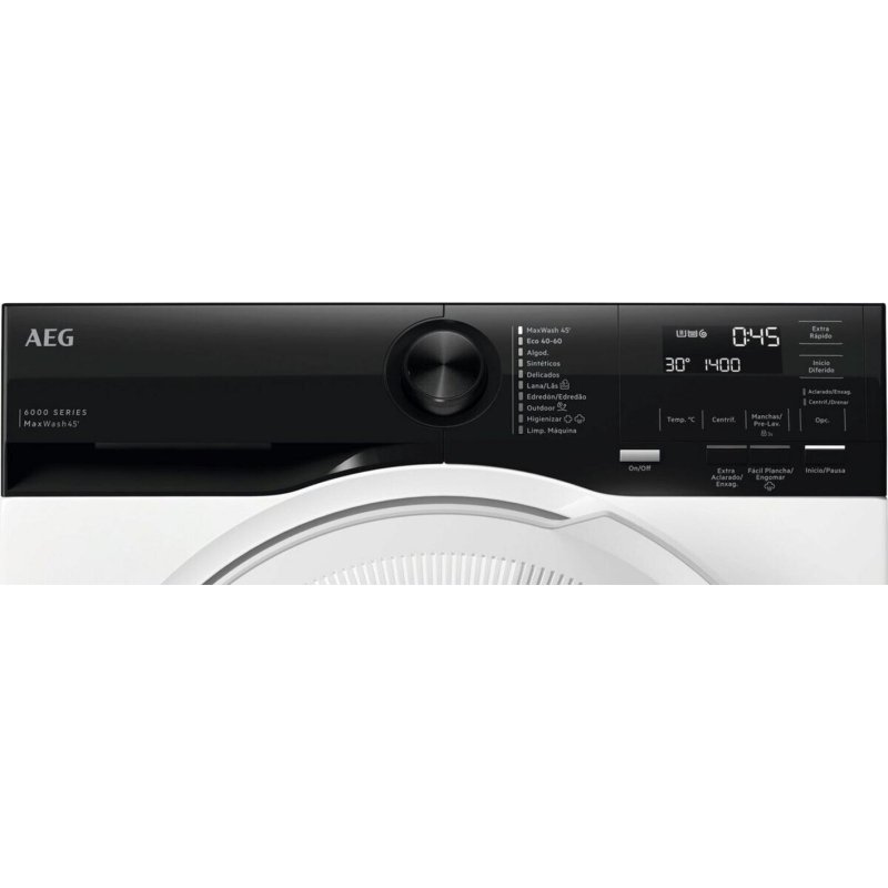 Detalle 2 de Lavadora AEG LFE6G54H2B: 10,5 kg, 1400 rpm y IA Ready para cuidado eficiente de la ropa