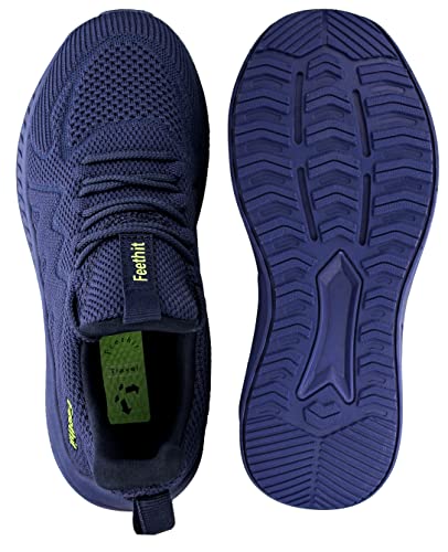 Thumbnail 6 de Feethit Zapatillas Deportivas Hombre Running Correr Bambas Azul Oscuro 43