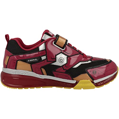 Thumbnail 2 de Geox J Bayonyc Boy, Zapatillas Niños Negro/rojo