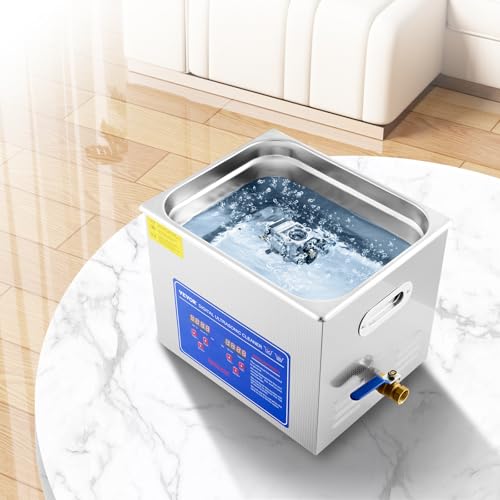 Thumbnail 7 de VEVOR Limpiador ultrasónico 10L con temporizador y control de temperatura – 240 W, acero inoxidable 304