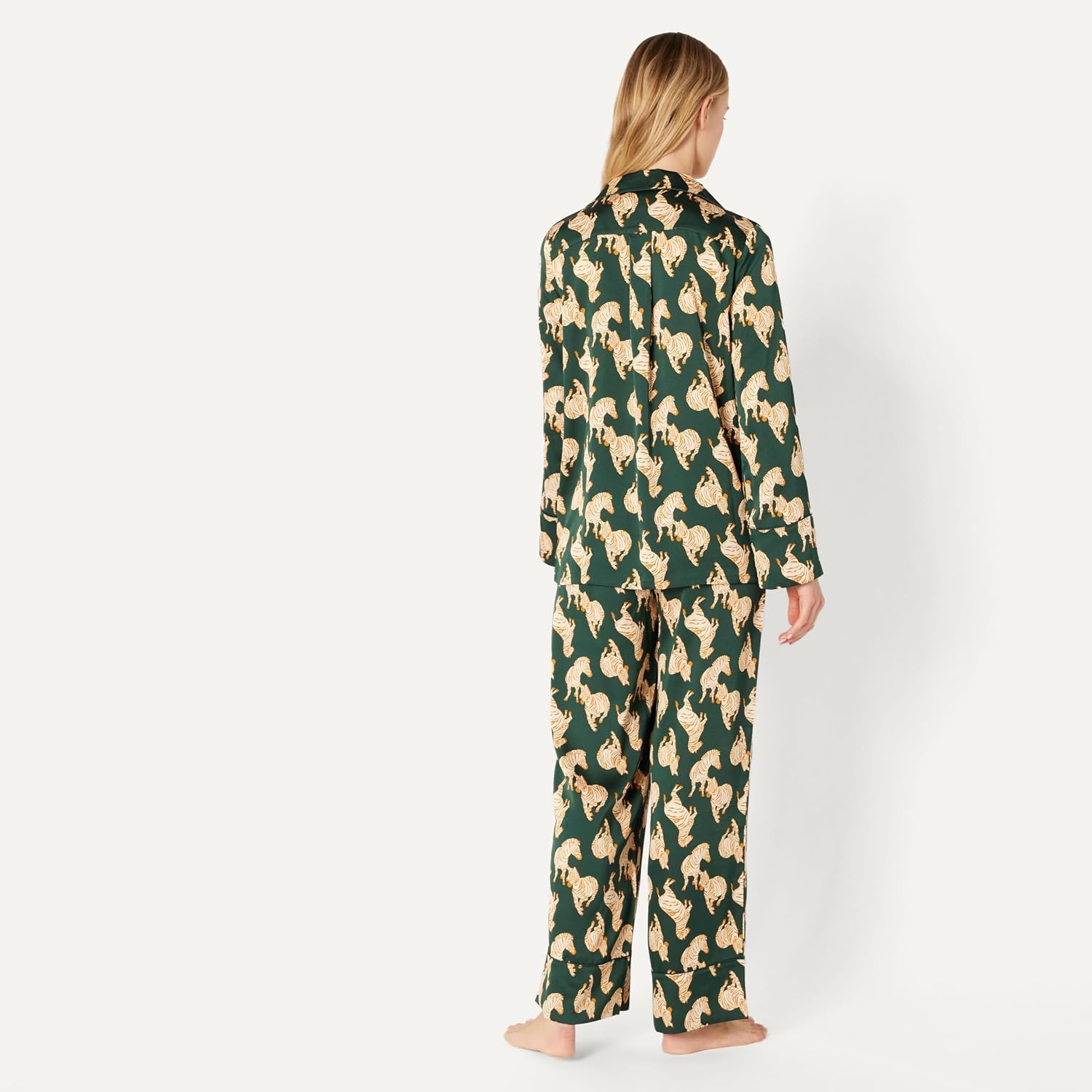 Thumbnail 1 de Amazon Essentials Women's Satin Long Sleeve Shirt and Pant Pajama Set