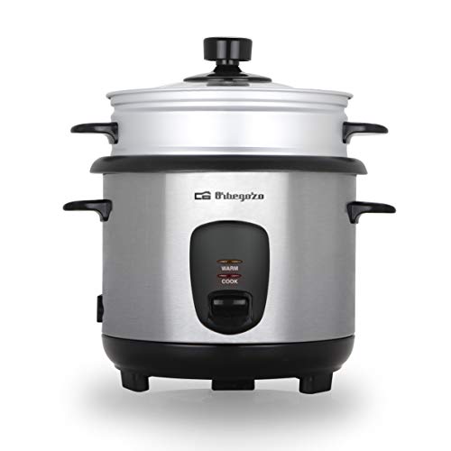 Detalle de Orbegozo CO 3025 Arrocera 1 L + Vaporera: cocina práctica y saludable en una sola pieza