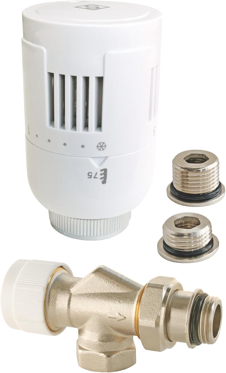 Thumbnail 3 de SOMATHERM FOR YOU Robinet thermostatique T302 équerre 3/4 en Laiton Blanc