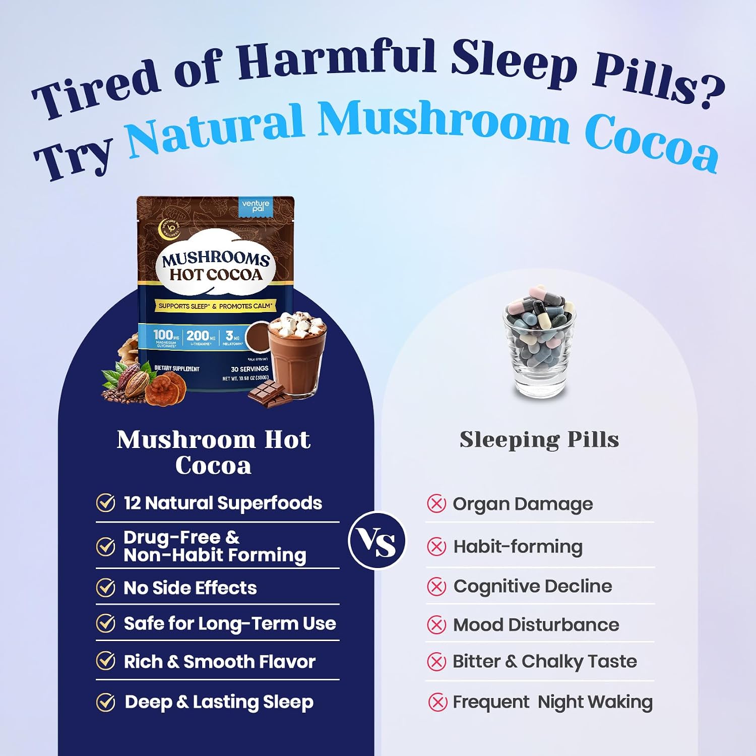 Thumbnail 6 de Venture Pal Sleep Aid Cocoa Powder