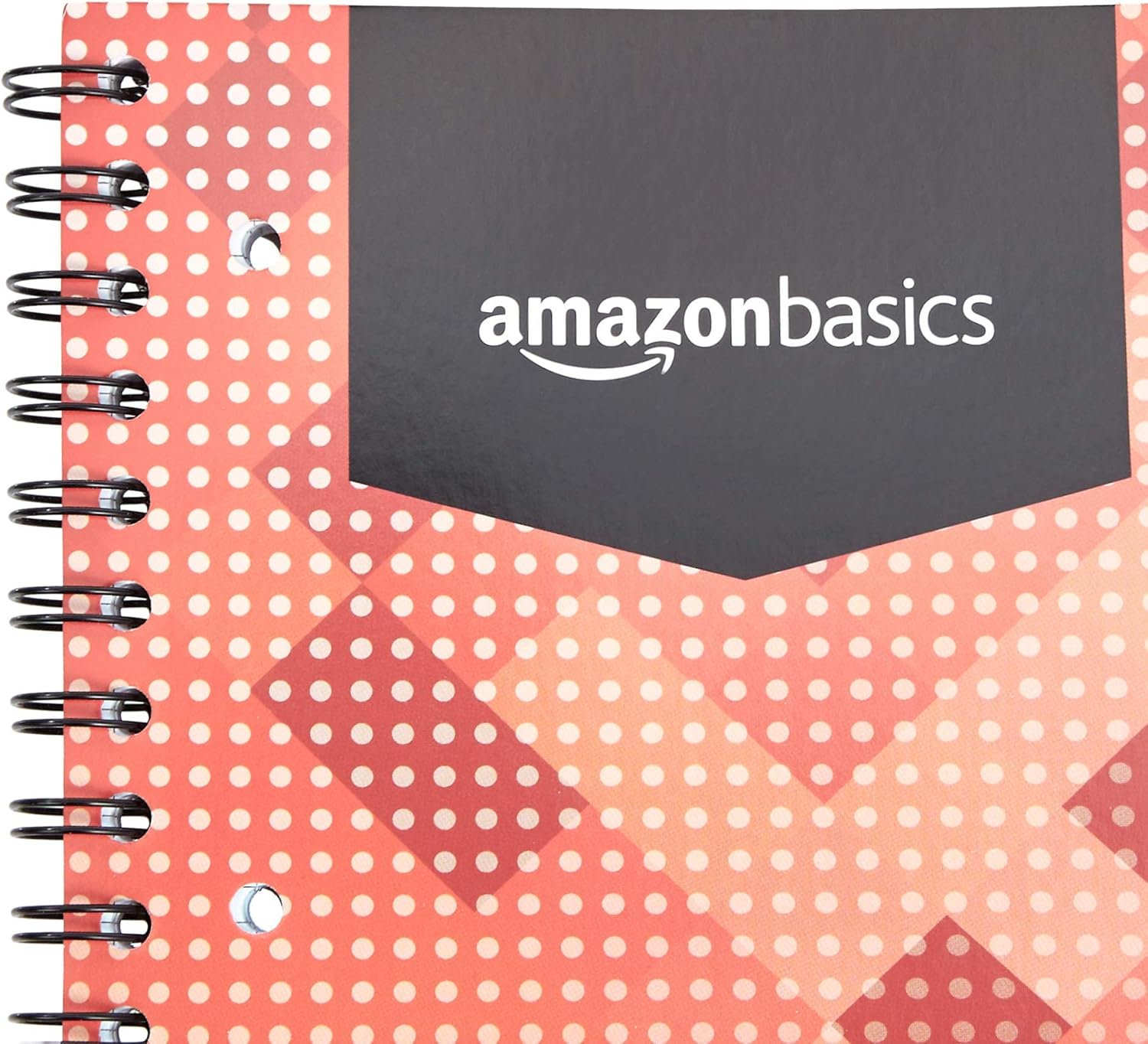 Detalle de Amazon Basics Wirebound Notebook 80 Sheets / 160 Pages, A4, 90GSM, Pack of 5 – White