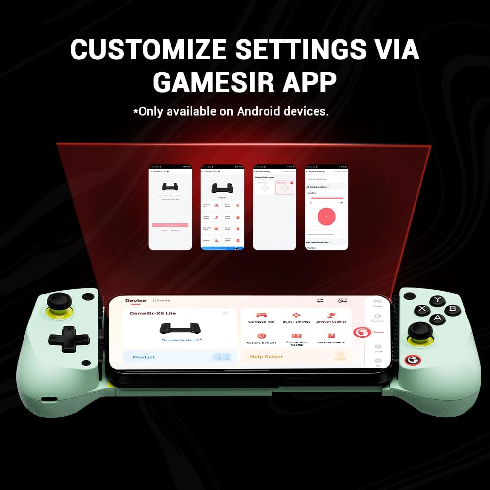 Detalle 2 de GameSir X5 Lite Type‑C mobile gaming controller for Android & compatible iPhone/iPad sizes
