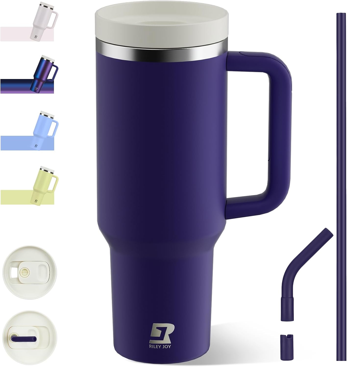 Thumbnail 6 de Riley Joy Thermobecher mit Strohhalm und Griff (1,2 l) – auslaufsicher, vakuumisoliert