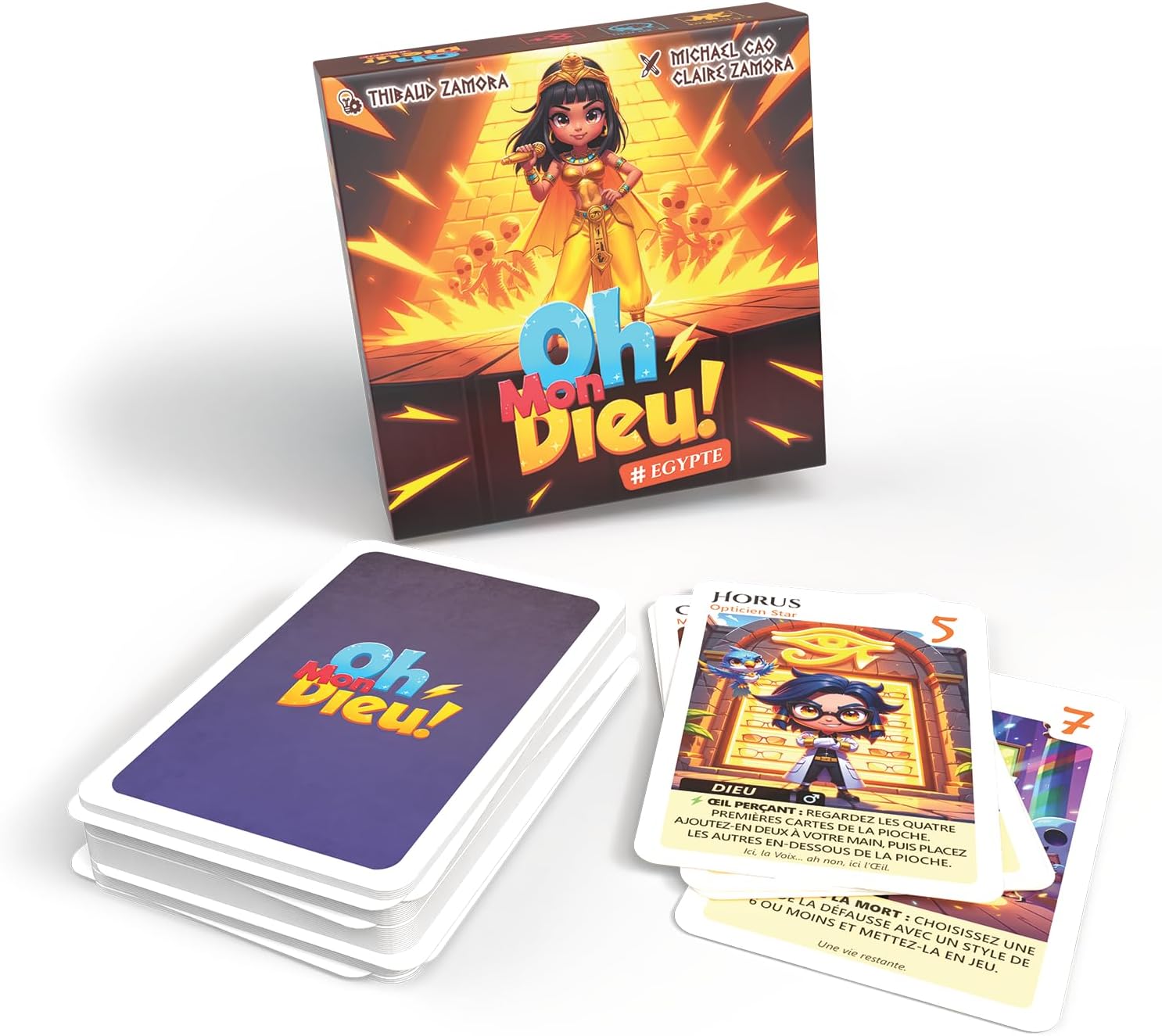 Thumbnail 3 de Bioviva Oh Mon Dieu ! : jeu de stratégie fun sur la mythologie égyptienne (2 à 6 joueurs, dès 8 ans)