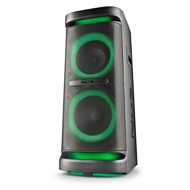 Detalle de NGS Wild Space 2: Altavoz DJ Portátil 400W RMS con Bluetooth 5.3, USB y micrófono