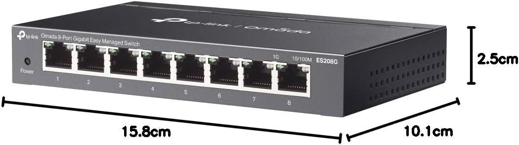 Thumbnail 5 de TP-Link Omada ES208G – 8-Port Gigabit Switch mit zentraler Cloud-Verwaltung