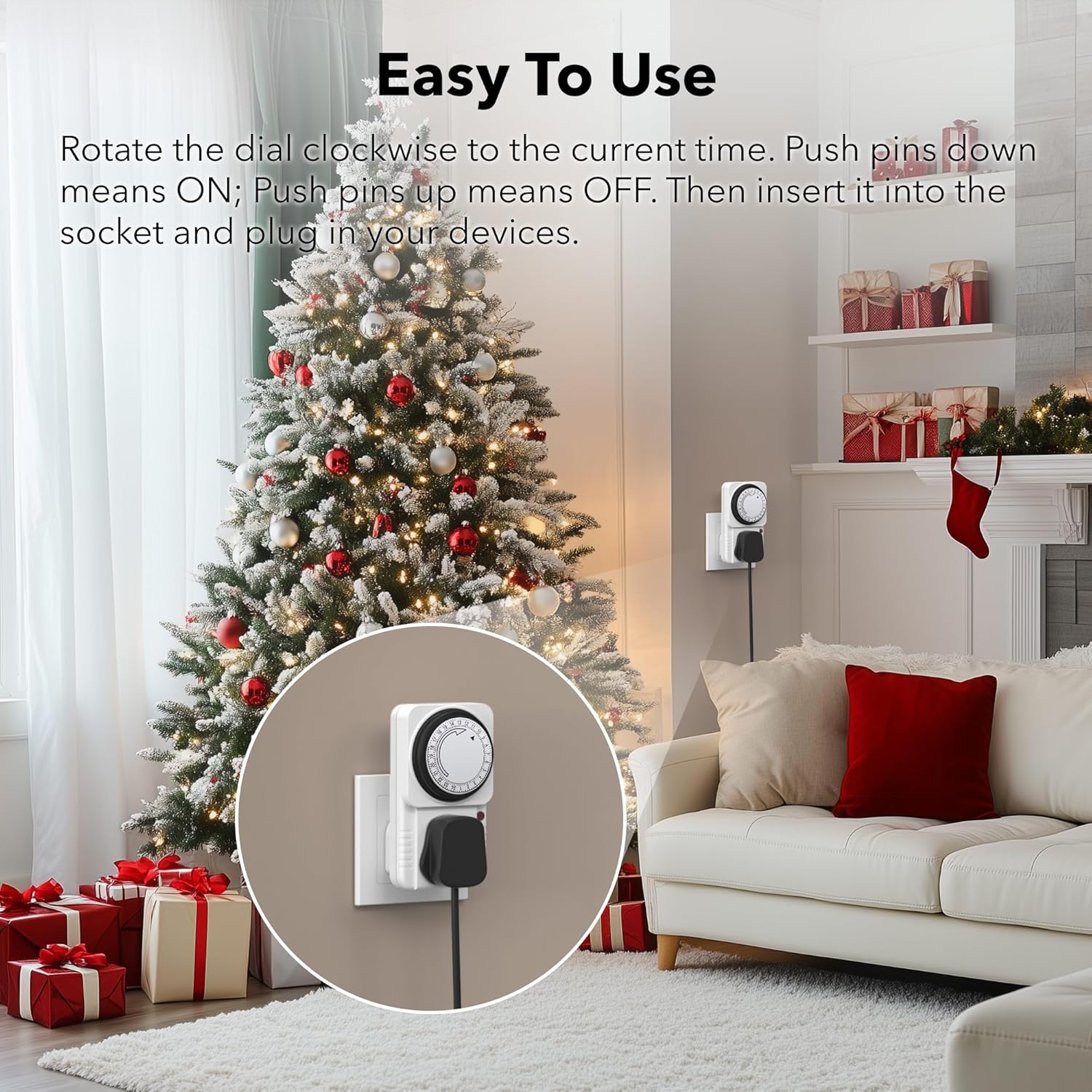 Thumbnail 5 de HBN 24 Hour Programmable Timer Plug
