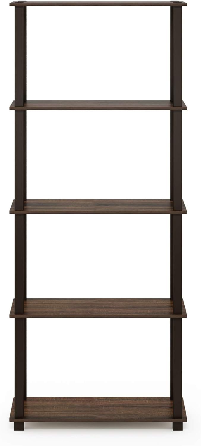 Thumbnail 5 de Furinno Libreria a 5 ripiani Walnut/Brown: stile essenziale e praticità
