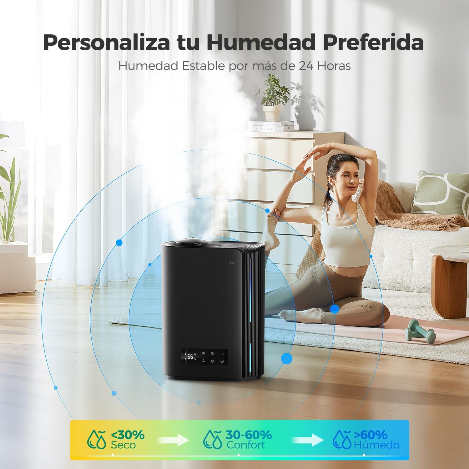 Thumbnail 3 de AROEVE Humidificador 6L 3 en 1