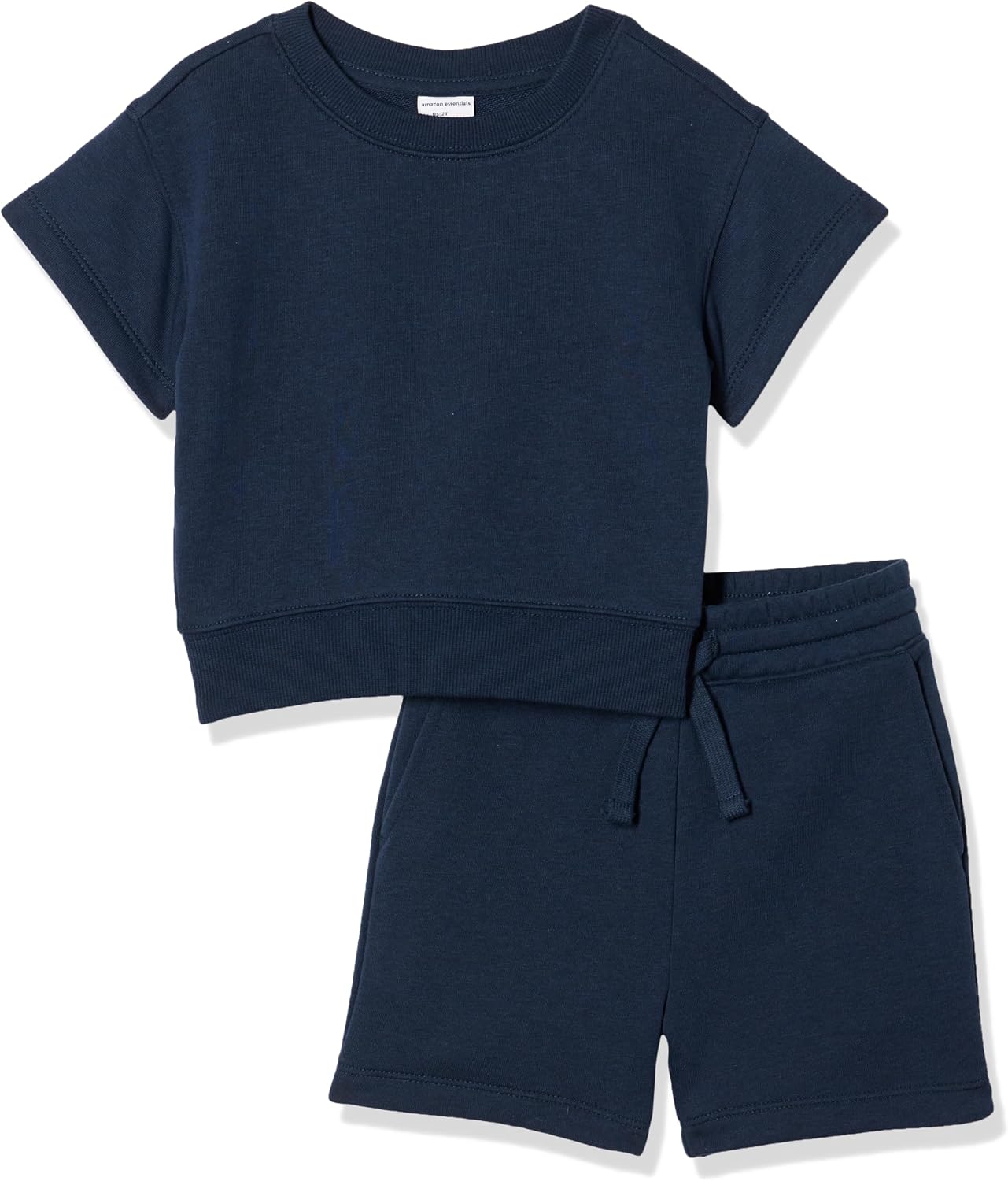 Detalle 2 de Amazon Essentials Boy's Relaxed Fit Sweatshirt and Shorts Set