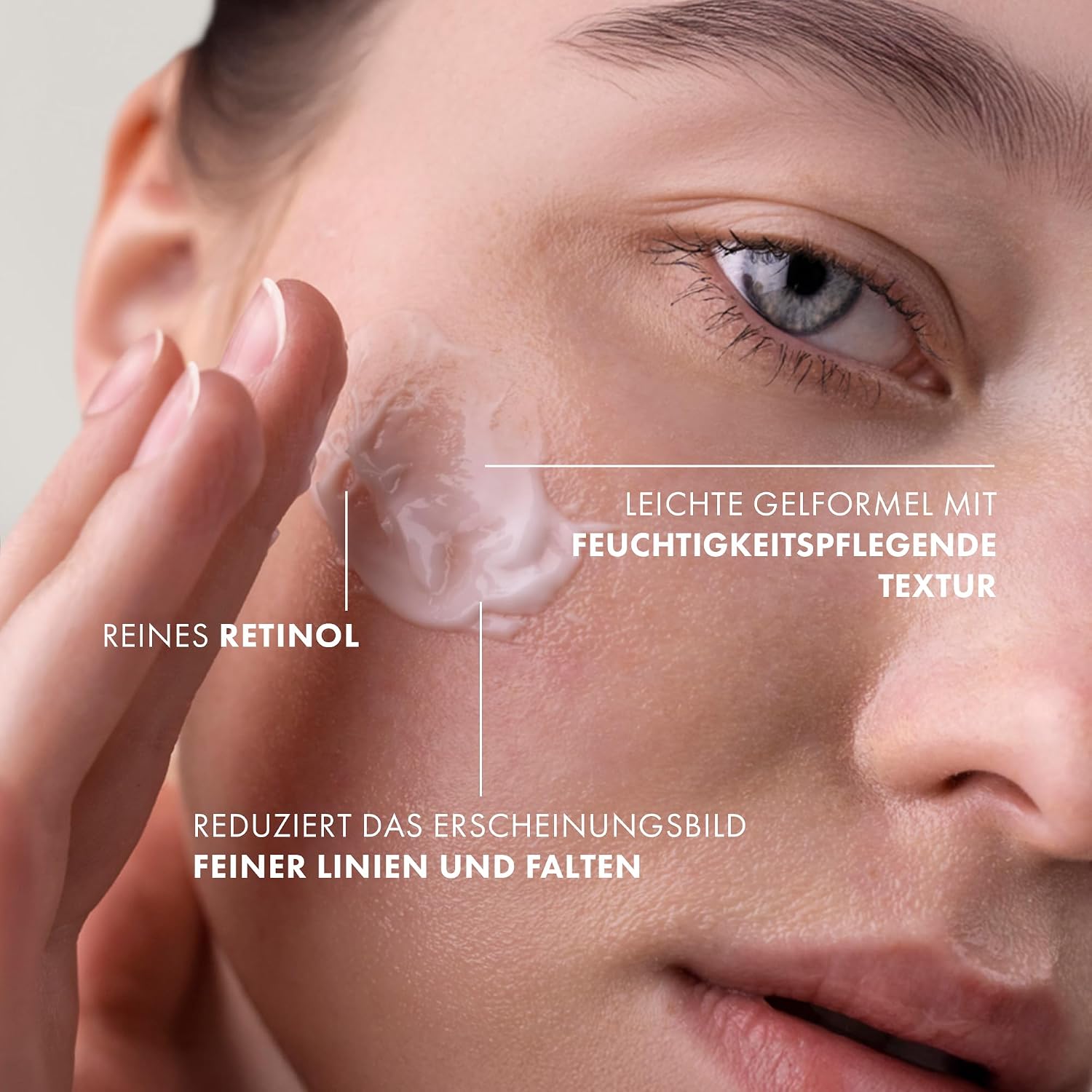 Detalle 2 de Satin Naturel Retinol Serum 50 ml – Anti-Aging & Anti-Falten Gesichtsserum mit Retinol, Hyaluron & Niacinamid