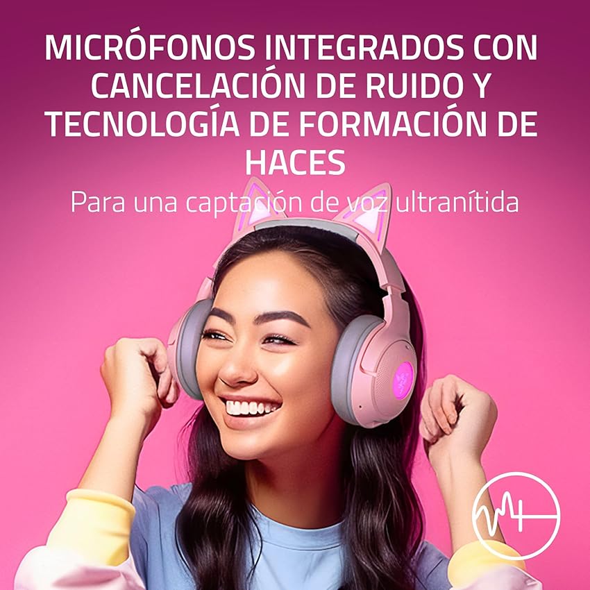 Thumbnail 4 de Razer Kraken Kitty V2 BT 🎧 Auriculares inalámbricos con orejas de gato