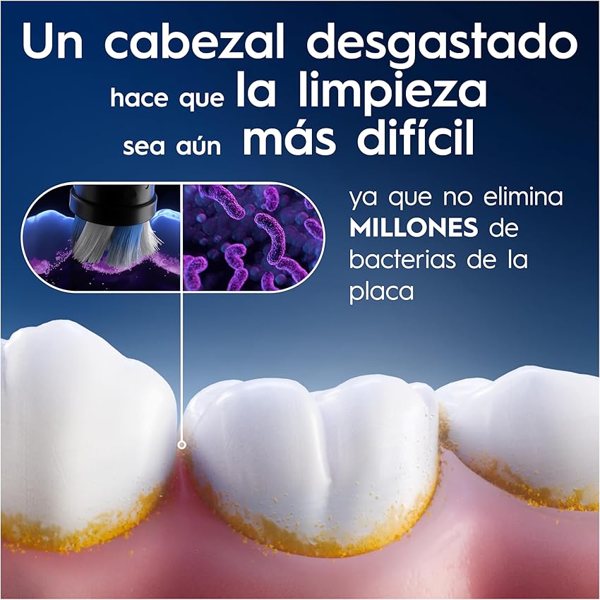 Thumbnail 6 de Oral-B iO Radiant White: 6 Cabezales Recambio Negros 🦷