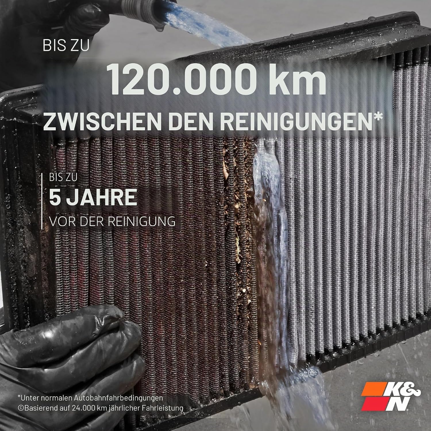 Thumbnail 2 de K&N 33-2342 Hochleistungs-Motorluftfilter für Civic (2005–2014) – waschbar, langlebig, einfach zu montieren