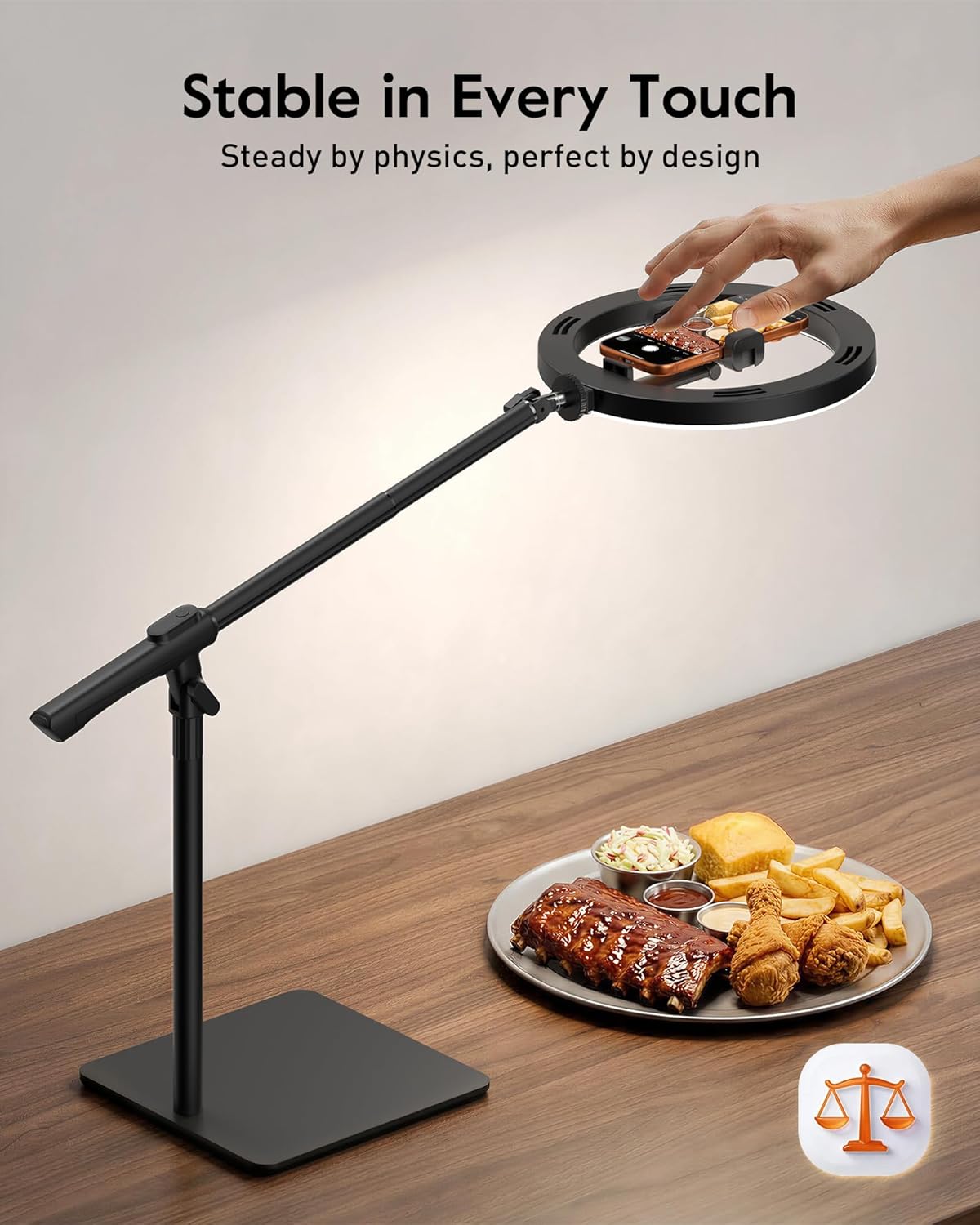 Thumbnail 3 de LUXSURE Ring Light for Desk with Stand