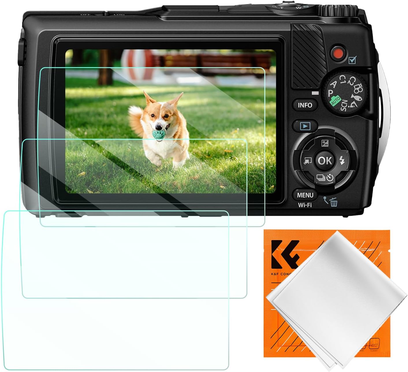 Thumbnail 6 de K&F CONCEPT Protector pantalla Ricoh GR III 0,3 mm