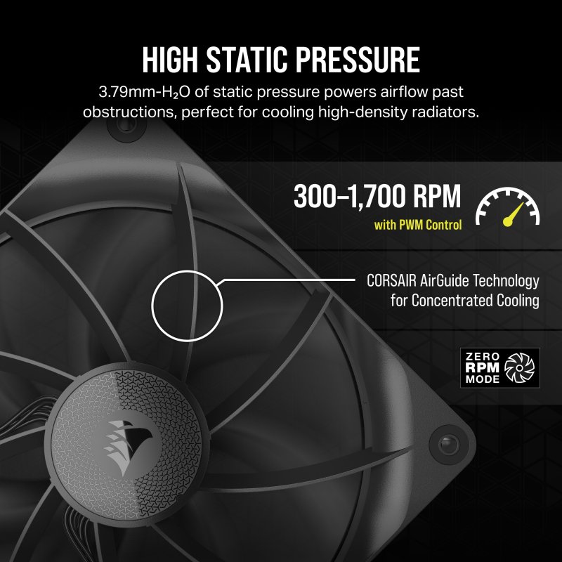 Detalle 1 de Corsair RX140 Ventilador 140 mm