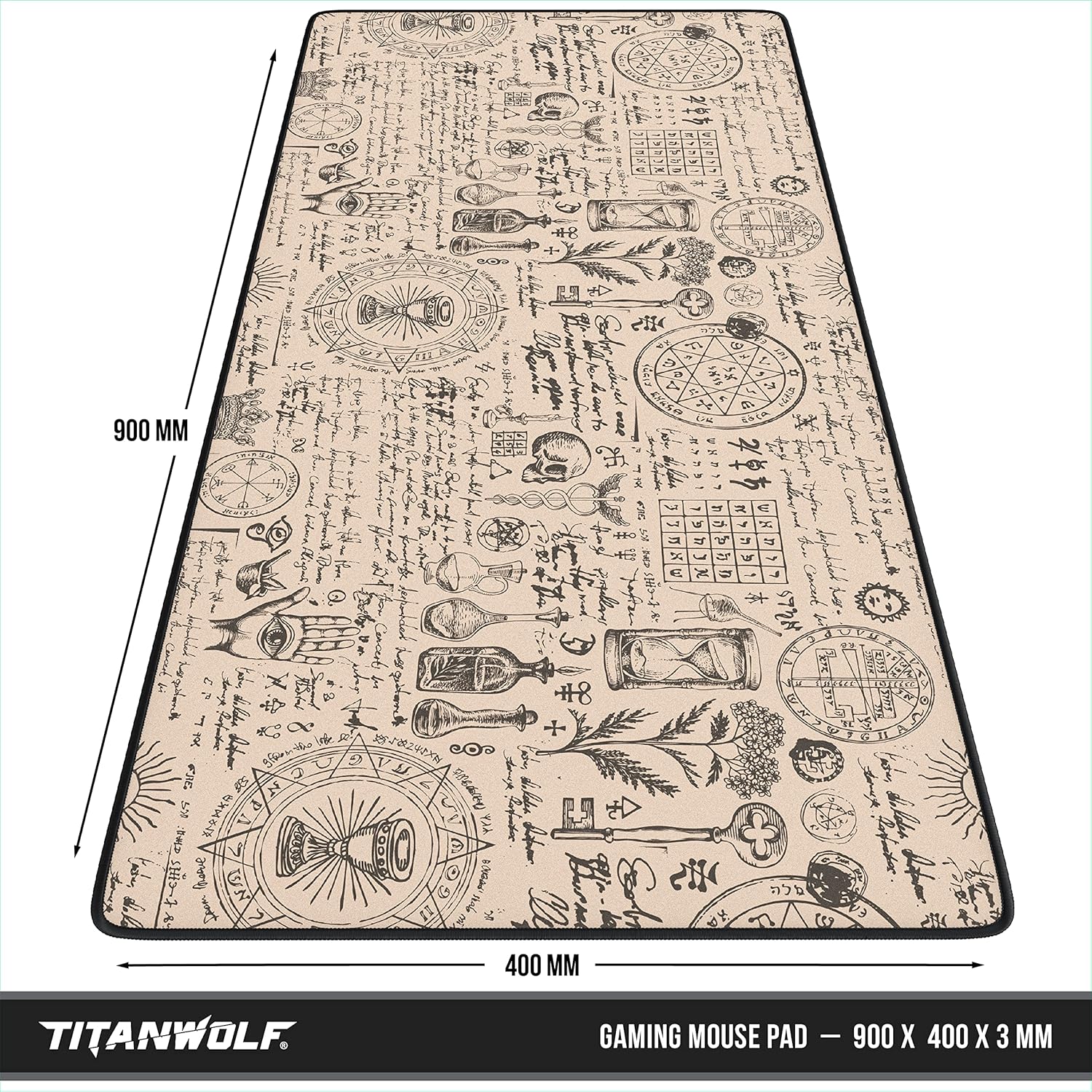 Detalle 2 de TITANWOLF Alchemy XXL Mouse Mat 900x400mm