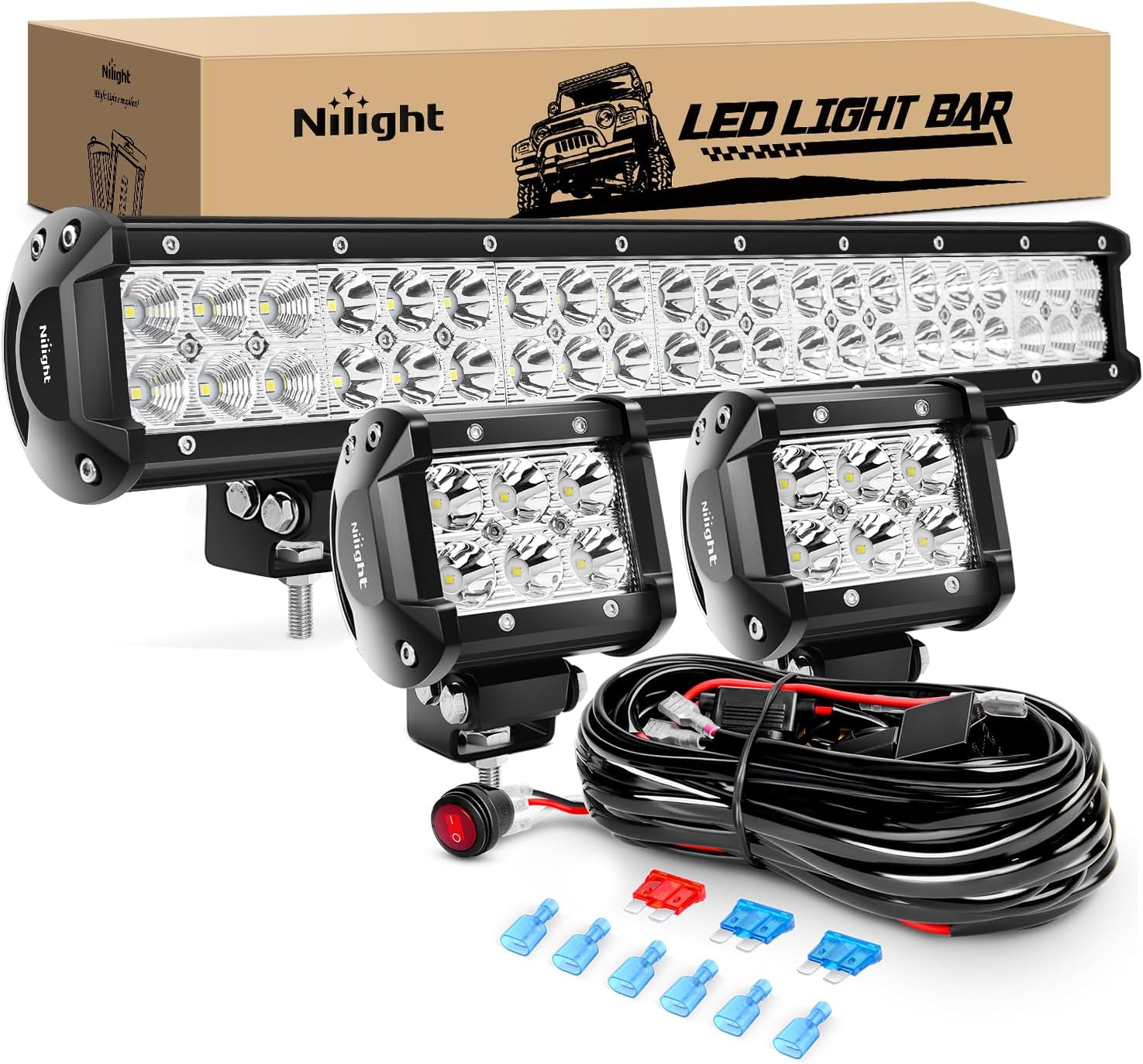 Detalle de Nilight ZH002 20Inch 126W LED Light Bar