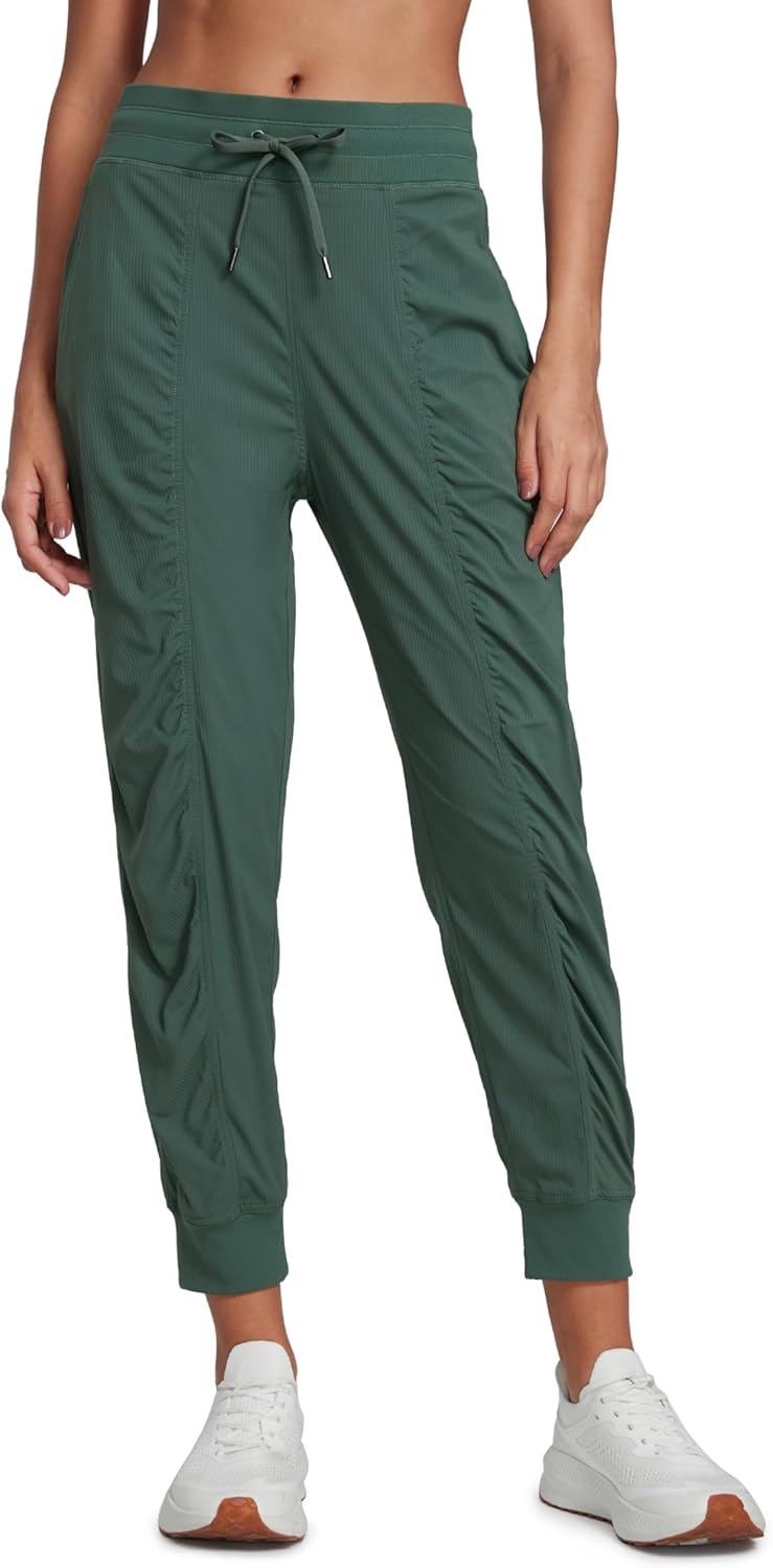 Detalle de CRZ YOGA Joggers d'entraînement à Taille Haute pour Femmes avec Poches