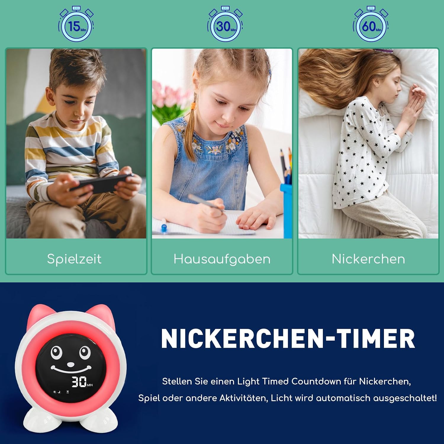 Thumbnail 6 de I·CODE Kinderwecker Schlaftrainer