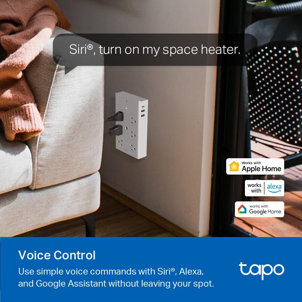 Thumbnail 3 de TP-Link Tapo P306 3-outlet Smart Plug with USB-A/C 🔌
