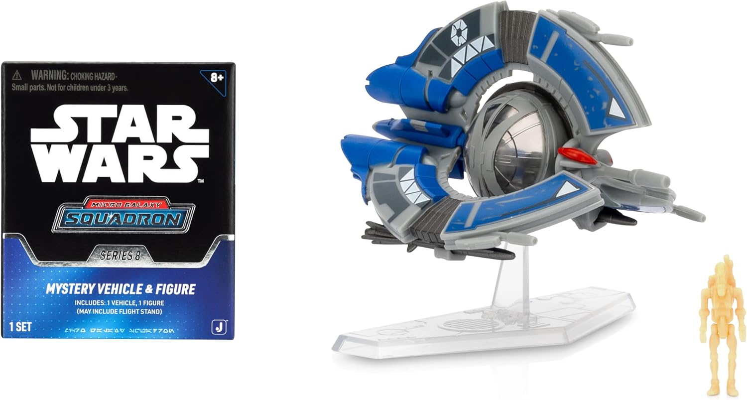 Detalle 2 de Star Wars Micro Galaxy Squadron Droid Tri-Fighter 3-inch