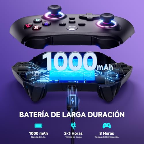 Detalle 2 de Mando Inalámbrico Upgrade para Switch/Switch 2 de ECHTPower: luces, sensores y especialistas en mando pro