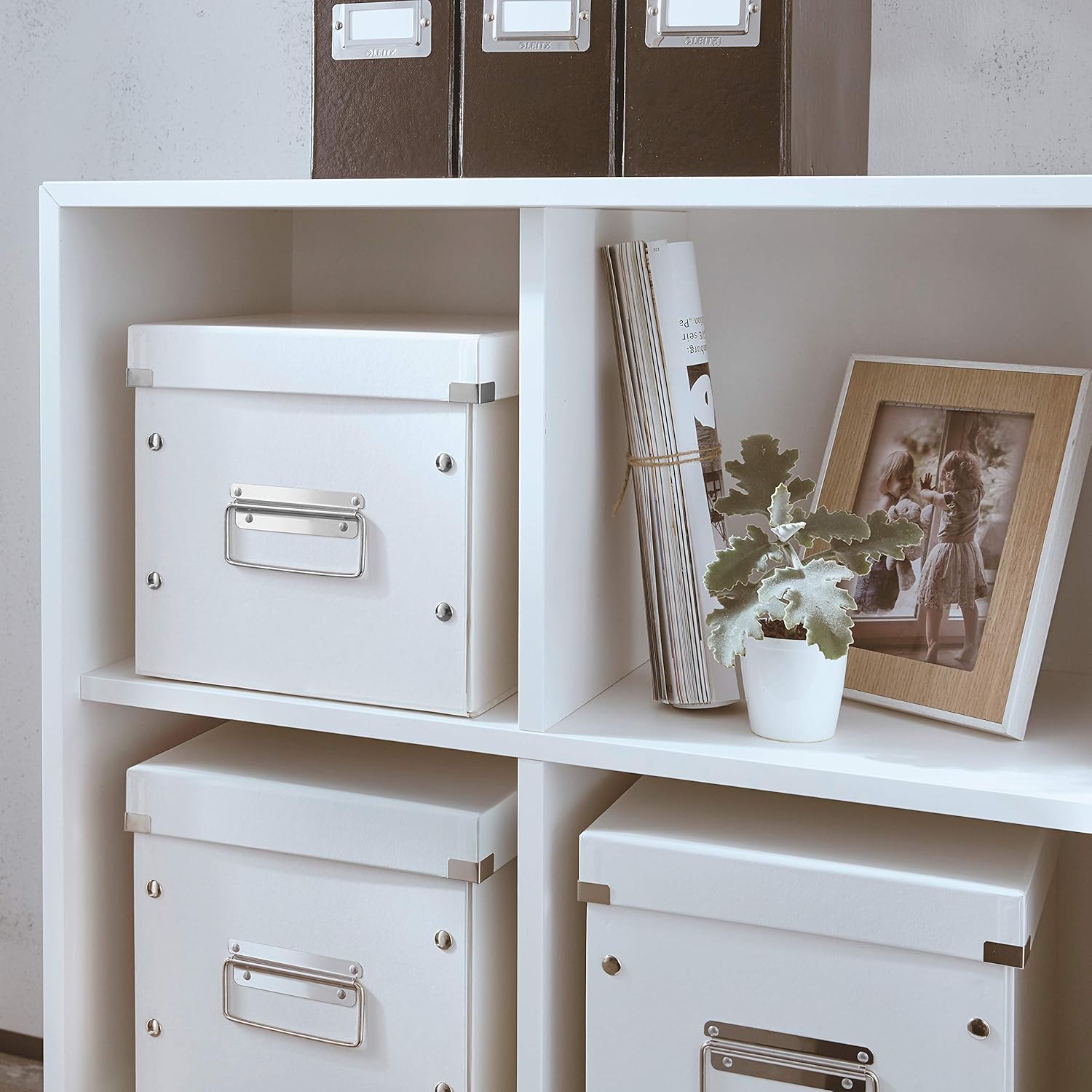 Thumbnail 6 de Scatola archivio Leitz Click & Store WOW formato Medium per A4 e oggetti di medie dimensioni, bianco 60440001