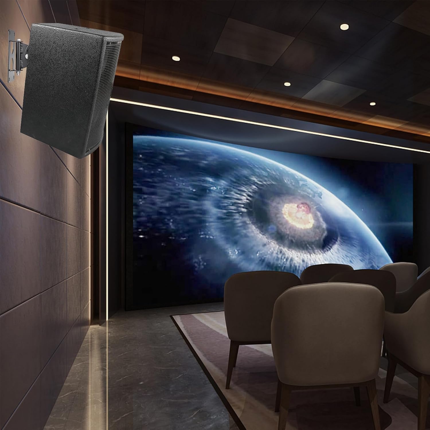 Detalle 2 de OLegei Heavy Duty Speaker Wall Mounts with 180° Swivel