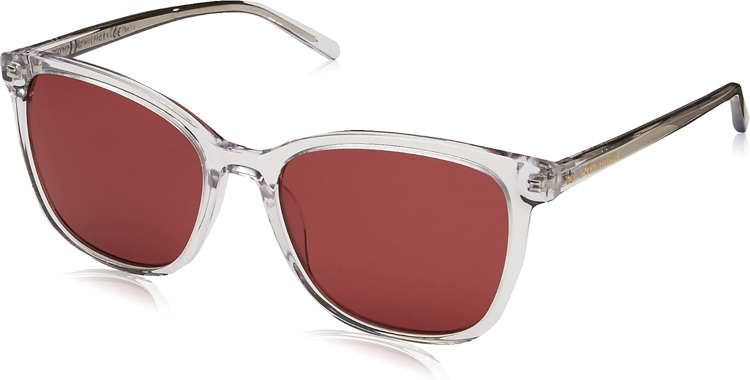 Detalle de Tommy Hilfiger Damen Sonnenbrille TH 1723/S im Havana-Look (1er Pack)