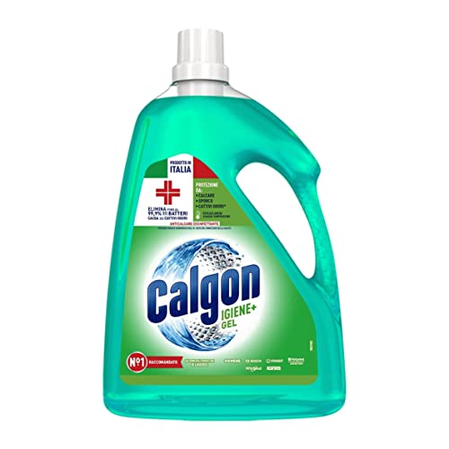 Detalle de Calgon Igiene+ Gel Anticalcare Lavatrice – Additivo Anticalcare Disinfettante, 2×2,25 l