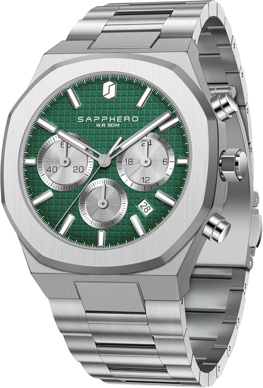 Thumbnail 4 de SAPPHERO Orologio da uomo 50M impermeabile