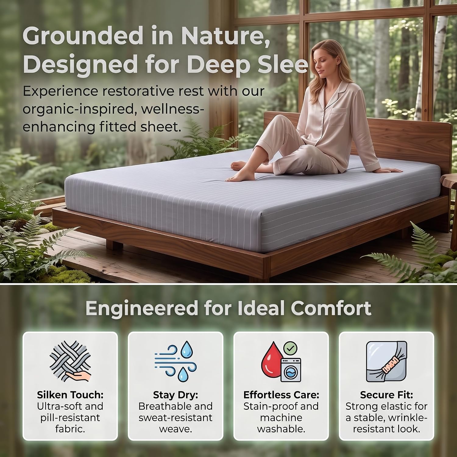 Detalle 2 de Grounding Sheet, 90% Organic Cotton