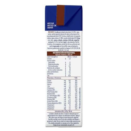 Detalle de Puleva Max Cereales y Cacao Leche Crecimiento +3 Años, Caja 10x3x200ml