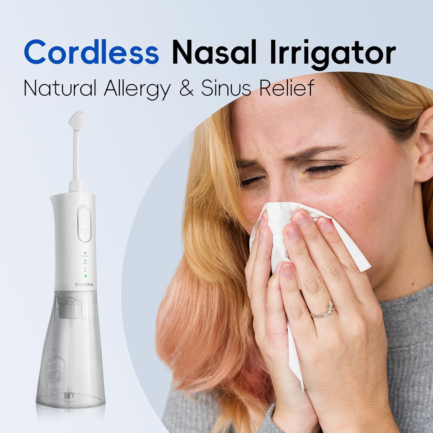 Thumbnail 4 de medcodes Neti Pot Sinus Rinsing 30 Salt Pods