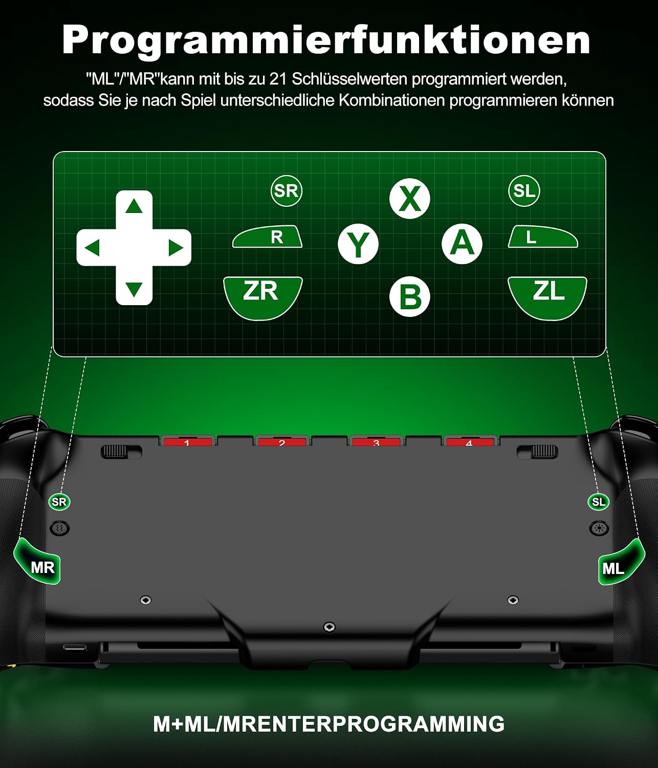 Thumbnail 6 de Coogamefly Kabelloser Switch Controller