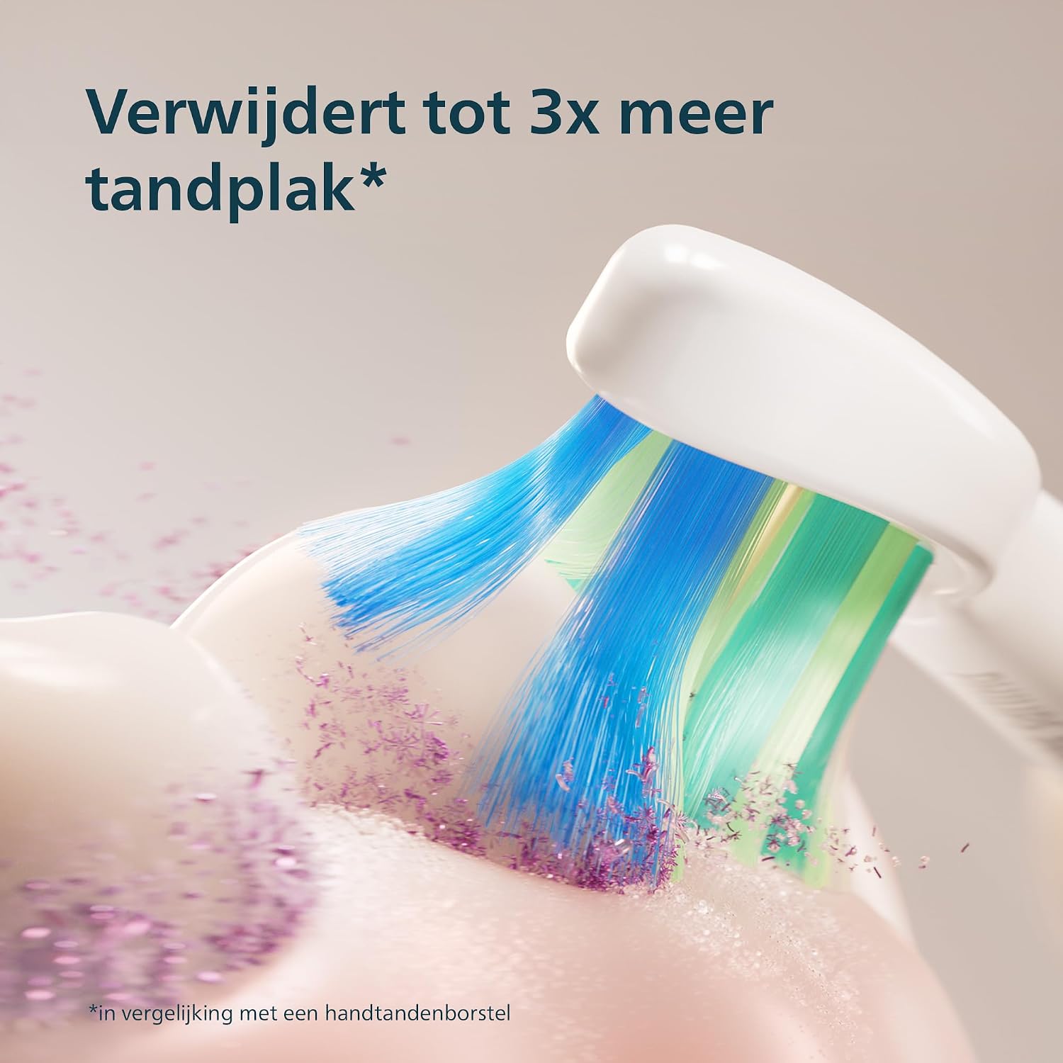 Detalle de Philips Sonicare 2000 HX4021/01 sonische tandenborstel met 2 intensiteiten, EasyStart en SmarTimer