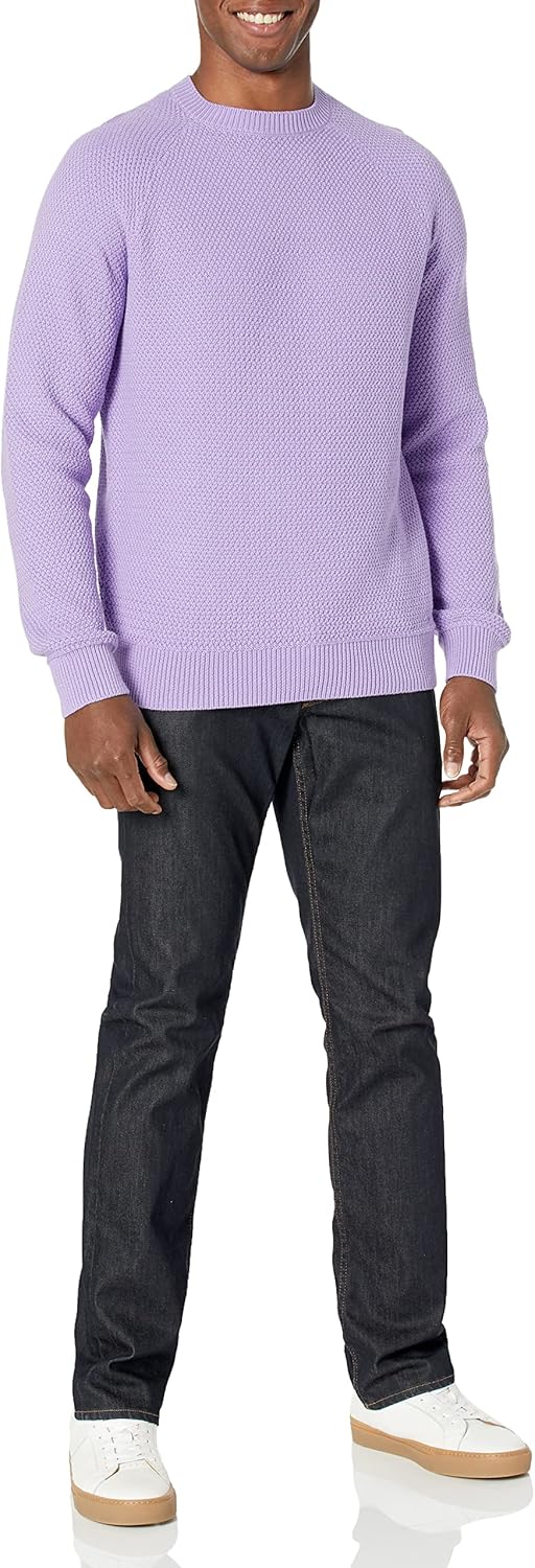 Thumbnail 3 de Amazon Essentials Men's Oversized-Fit Textured Cotton Crewneck Sweatshirt