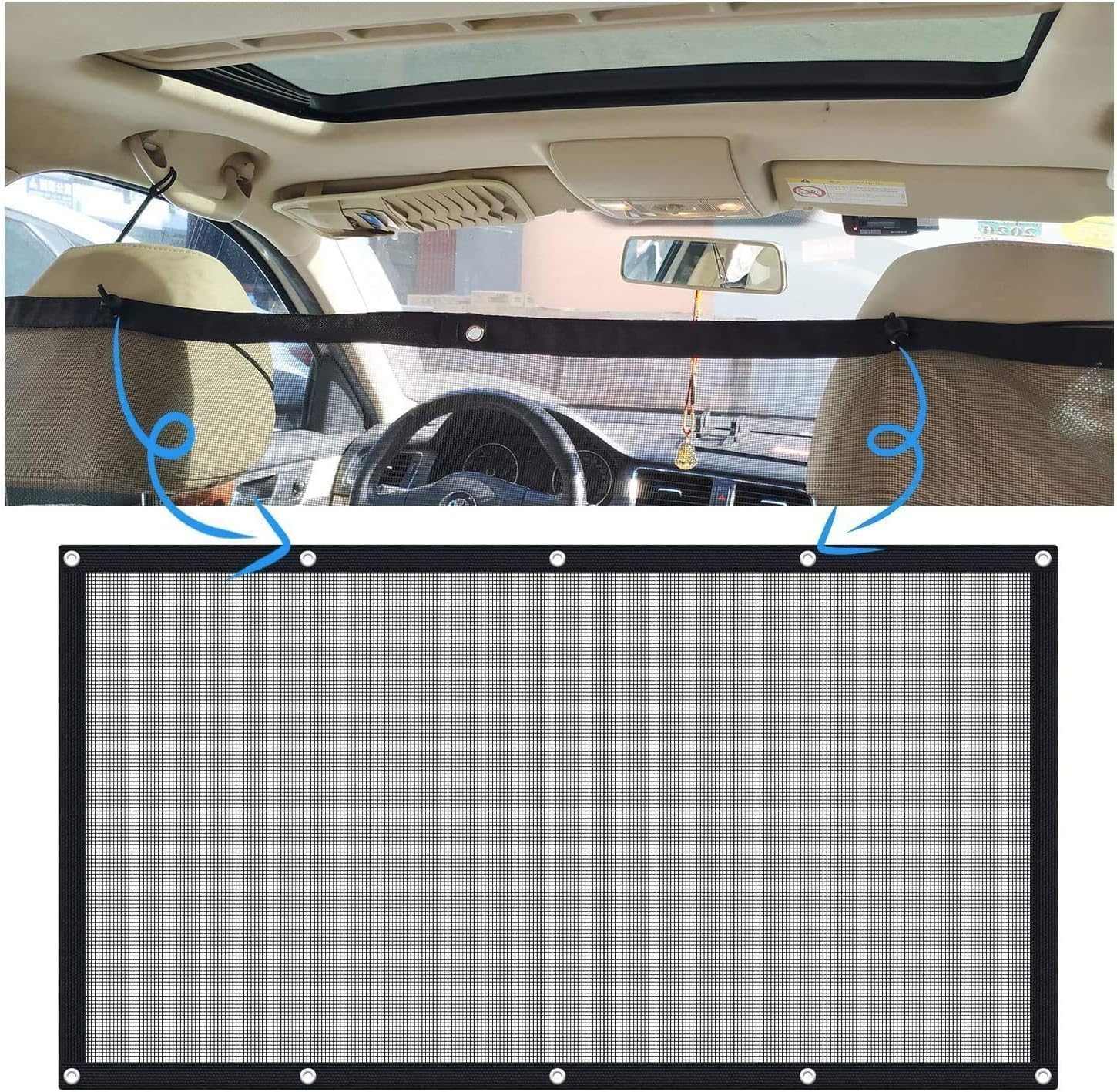 Detalle 2 de STARROAD-TIM Dog Car Barrier, 43 in x 23.6 in
