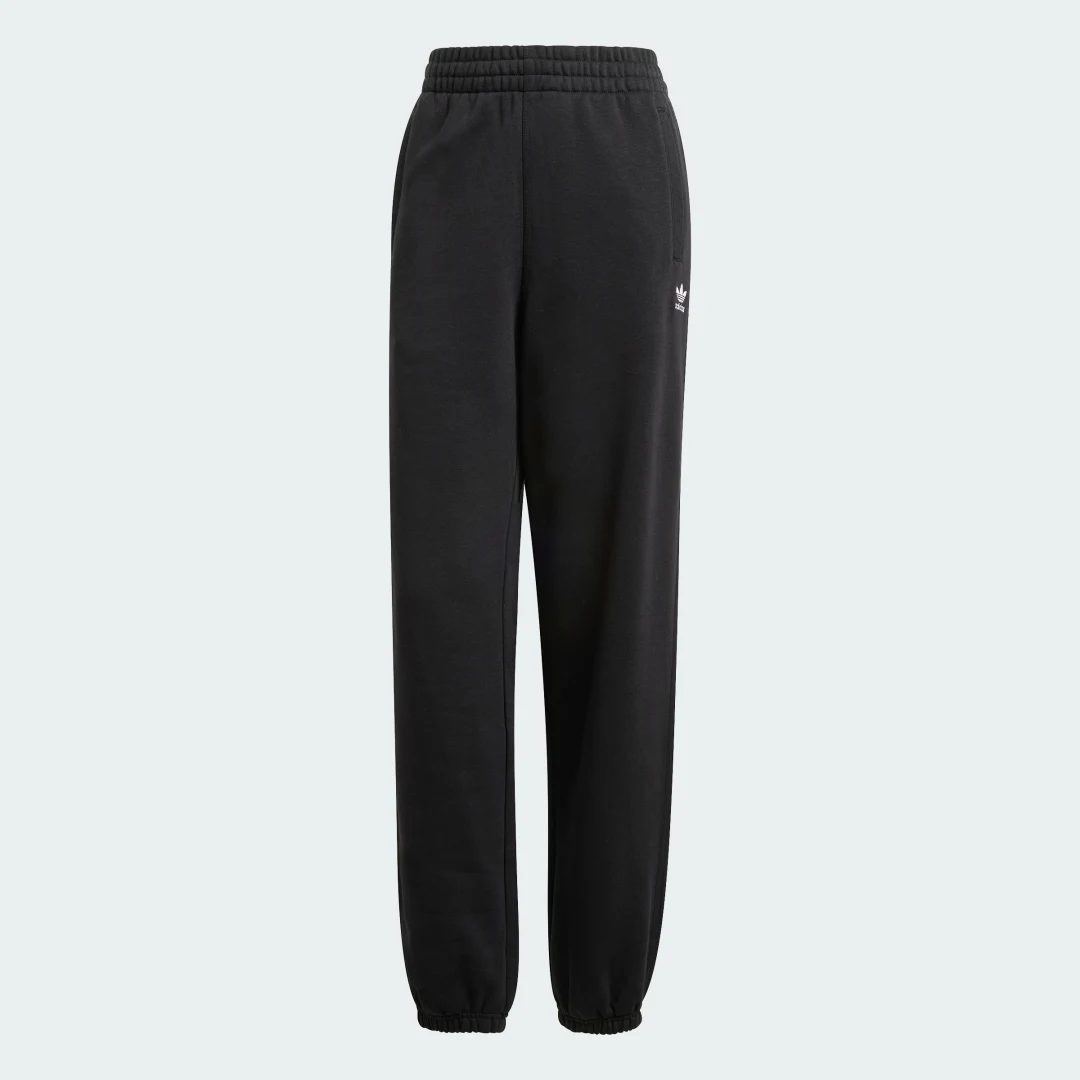 Detalle de Pantalón Essentials Fleece Loose de Adidas – Negro