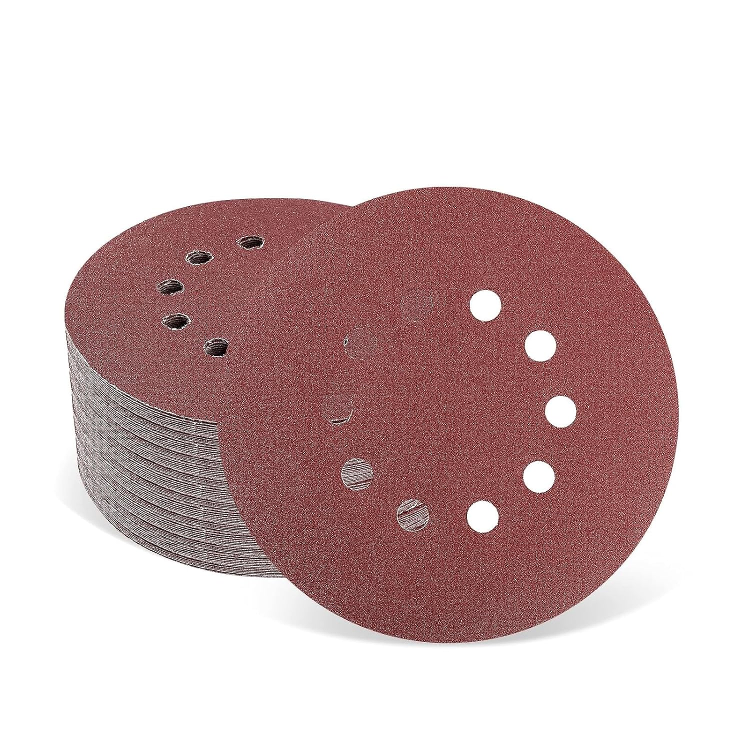 Detalle de CUBEWAY 9I6H schuurschijven 225 mm, P180, 30 stuks met 10 gaten