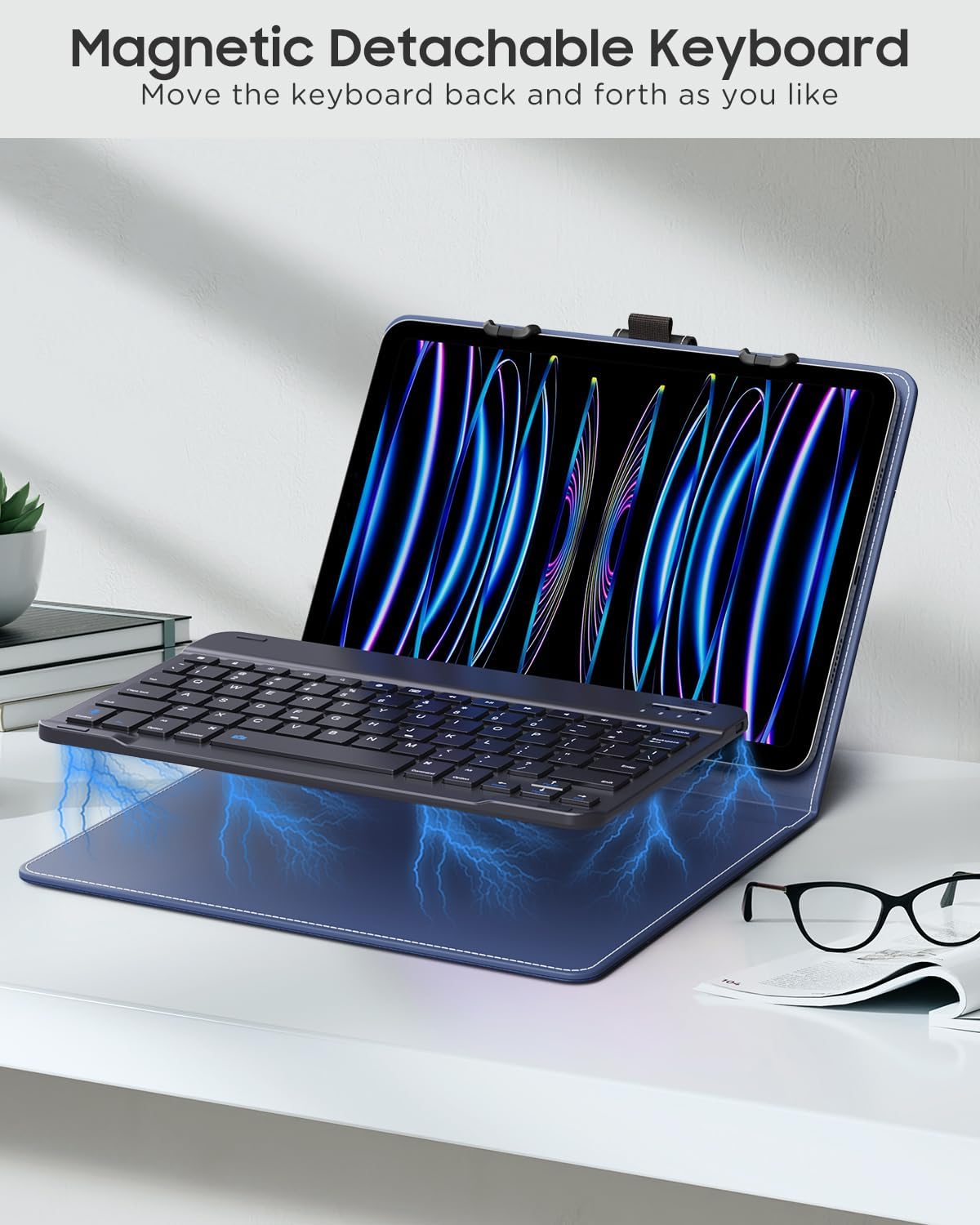 Detalle 1 de MoKo custodia tablet con tastiera Bluetooth